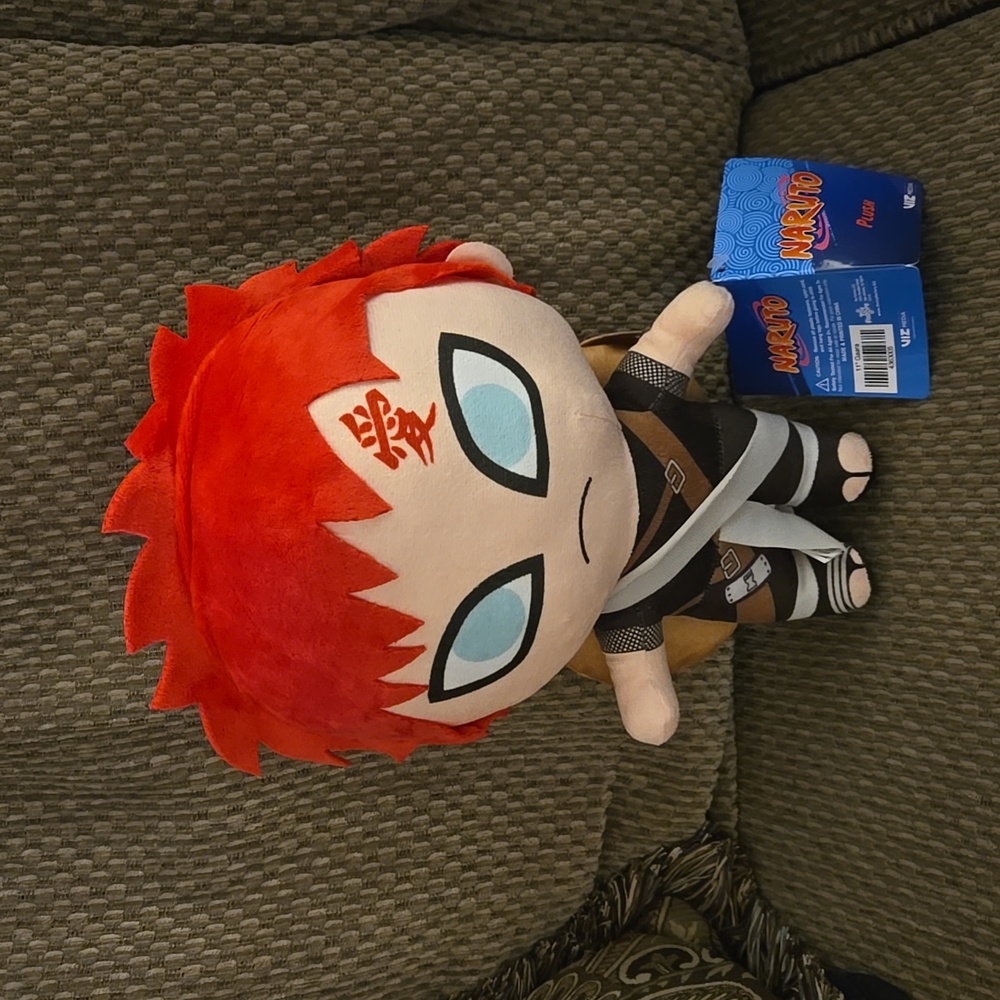 Gaara from Naruto plushie